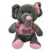 Linzy Toys Plush Gray 9 Elephant Stuffed Animal Pal Wearing Pink Sweater