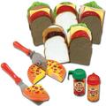 Kaplan Early Learning Pretend Play Pizza & Make Your Own Sandwich Shop