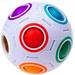 LNKOO Plastic Cube Rainbow Magic Ball Puzzle Fun Fidget Children s Educational Toy Stress Reliever for Kids and Adults Children Boy Girl Holiday