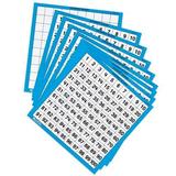 Learning Resources Laminated Hundred Boards Dry-Erase Counting Aid Set of 10 Ages 5+