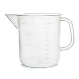 Eisco Labs 1000ml Polypropylene Beaker with Handle and Spout 50ml graduations