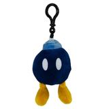 Nintendo Mario Kart Club Mocchi-Mocchi- Collectible Clip-On - Bomb Stuffed Toy Blue