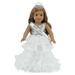 Emily Rose 18 Inch Doll Ball Gown Pageant Dress Set with Miss USA-Inspired Sash and Crown | 18 Doll Clothes Pageant Outfit - Fits 18 Inch American Girl and Similar Dolls