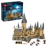 LEGO Harry Potter Hogwarts Castle 71043 Building Set - Model Kit with Minifigures Featuring Wand Boats and Spider Figure Gryffindor and Hufflepuff Accessories Collectible for Adults and Teens