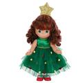 Precious Moments Dolls by the Doll Maker Linda Rick Tree-Mendously Precious Brunette Christmas 12 inch Doll