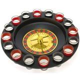 Bo-Toys Drinking Game Glass Roulette - Drinking Game Set (2 Balls and 16 Glasses) Casino Style Drinking Game