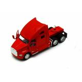 Kenworth T700 Tractor Red - Kinsmart 5357D - 1/68 scale Diecast Model Toy Car (Brand New but NOT IN BOX)