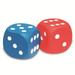 Learning Resources Foam Dice: Dot Dice Red and Blue 6-Sided Foam Dice Early Math Skills Set of 2 Grades PreK+ Ages 3+