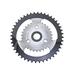 Lowrider Chrome/Black Steel Sprocket ZT9A 1/2 X 1/8 44t. Bike Part Bicycle Part Bike Accessory Bicycle Part