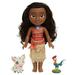 Disney Princess Moana 14 Inch Singing Doll Includes Animal Friends Pua and Heihei for Children Ages 3+