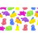 24 Dinosaur Mochi Squishy Animals - Kawaii - Sensory Stress Fidget Party Favor Toy Bulk - Bright Dino Toy (2 Dozen)