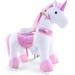 PonyCycle Ride on Unicorn Riding Horse Toy Pink for Girls Age 3-5 Ux302