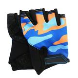 Kids Cycling Half Finger Gloves Boys Girl Bike Bicycle Scooter