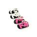 2 pack of flower power sandals: pink and white| Fits 18 American Girl Dolls Madame Alexander Our Generation etc. | 18 Inch Doll Accessories