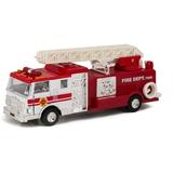 7 Fire Department Rescue Engine Ladder Truck Pull Action Diecast Model Toy Full