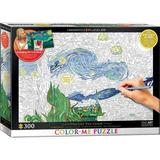 Eurographics Color-Me Puzzleâ„¢ Fine Art Collection Vincent Van Gogh Starry Night 300 Pc Puzzle