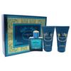 Versace Eros Cologne Gift Set for Men, 3 Pieces