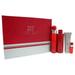 360 Red by Perry Ellis for Women - 4 Pc Gift Set 3.4oz EDT Spray, 0.25oz EDT Spray, 6.8oz Deosorizin