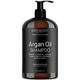 baebody moroccan argan oil shampoo 16 oz - sulfate free - volumizing & moisturizing, gentle on curly & color treated hair, for men & women. infused with keratin.