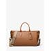 Michael Kors MKC x 007 Bond Leather Duffel Bag Brown One Size