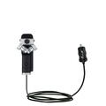 Gomadic Intelligent Compact Car / Auto DC Charger suitable for the Zoom Q8 Handy Video Recorder - 2A / 10W power at half the size. Uses Gomadic TipExc