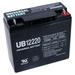 12V 22Ah SLA Battery Replaces CB19-12 ES1217 UB12200 LC-RD1217P