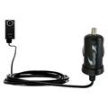 Gomadic Intelligent Compact Car / Auto DC Charger suitable for the Panasonic HM-TA1R Digital HD Camcorder - 2A / 10W power at half the size. Uses Goma