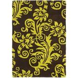 SAFAVIEH Soho Logan Floral Wool Area Rug Brown/Green 2 x 3