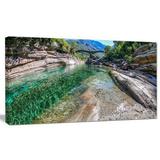 Design Art Ponte Dei Salti Val Verzasca Photographic Print on Wrapped Canvas