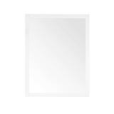 Ove Decors Tahoe 28 x 36 Framed Wall Mirror in Pure White