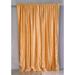 Peach Rod Pocket Velvet Curtain / Drape / Panel - 80W x 120L - Piece