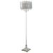 River of Goods Monroe Crystal and Polished Nickel 60.5 Floor Lamp