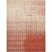 Unique Loom Jennifer Del Mar Rug Red/Beige 10 x 13 1 Rectangle Geometric Contemporary Perfect For Living Room Bed Room Dining Room Office