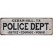 CEDAR HILL TX POLICE DEPT. Home Decor Metal Sign Gift 6x18 206180012780