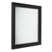 Head West Alderton Black and Silver Framed Beveled Mirror - 34.5 H x 28.5 L X 1 D