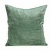 HomeRoots 22 x 7 x 22 in. Transitional Green Solid Pillow Cover with Poly Insert