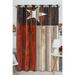 GCKG Texas Star Flag Window Curtain Texas Star Flag Grommet Blackout Curtain Room Darkening Curtains For Bedroom And Kitchen Size 52(W) x 84(H) inches (One Piece)