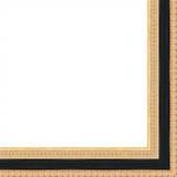 18x24 Classy Two-Tone Black on Solid Gold Wood Frame - Great for Posters Photos Art Prints