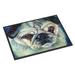 Carolines Treasures 7422JMAT Pug in Thought Indoor or Outdoor Mat 24x36 36 L x 24 W multicolor