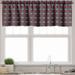 Ambesonne Butterfly Window Valance Blue Wings on Dark 54 X 18 Maroon and Turquoise