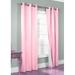 ((#86) Hotel Quality Grommet Top Jacquard 1 Panel Light Pink Solid Thermal Foam Lined Blackout Heavy Thick Window Curtain Drapes Bronze Grommets 95 Length