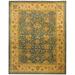 SAFAVIEH Antiquity Lilibeth Traditional Floral Wool Area Rug Blue 9 6 x 13 6