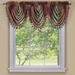 Park Avenue Collection Ombre Waterfall Valance - Burgundy