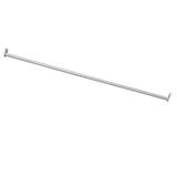 Design House Adjustable Closet Rod in White 48-Inch to 72-Inch