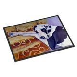 Carolines Treasures 7162JMAT Harlequin Natural Great Dane Indoor or Outdoor Mat 24x36 36 L x 24 W multicolor