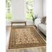 Unique Loom Washington Sialk Hill Rug Ivory/Beige 9 x 12 Rectangle Floral Traditional Perfect For Living Room Bed Room Dining Room Office