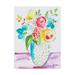 Trademark Fine Art Flower Burst Vase I Canvas Art by Julia Minasian