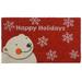 Rubber-Cal Happy Holidays Doormats Christmas Mats 18 x 30-Inch