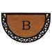 Calloway Mills Ornate Scroll Monogram Outdoor Doormat 2 x 3 (Letter B)