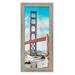 17x60 Frame Gray Barnwood Picture Frame - Modern Photo Frame Includes UV Acrylic Shatter Guard